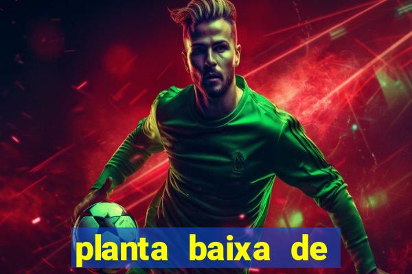 planta baixa de campo de futebol society